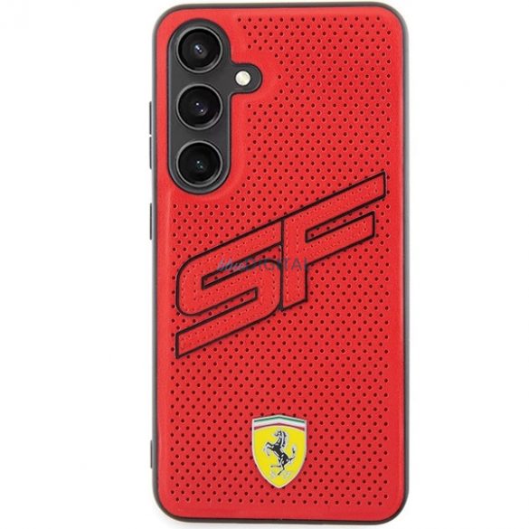 Husa perforata Ferrari Big SF pentru Samsung Galaxy S24 - rosie