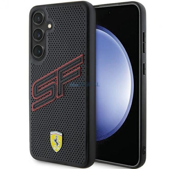 Husa Ferrari Big SF perforata pentru Samsung Galaxy S24 - neagra