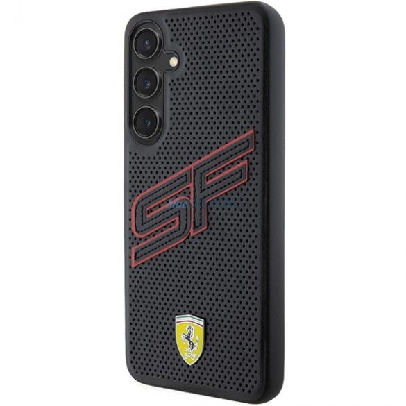 Husa Ferrari Big SF perforata pentru Samsung Galaxy S24 - neagra