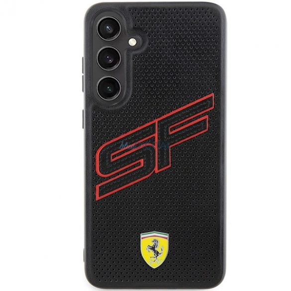 Husa Ferrari Big SF perforata pentru Samsung Galaxy S24 - neagra