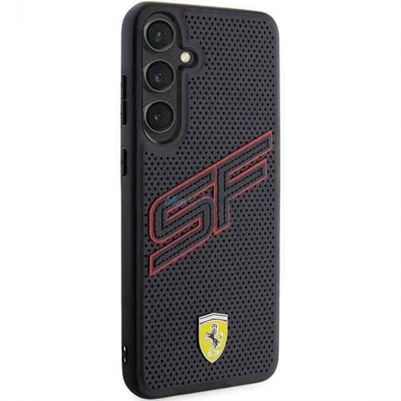 Husa Ferrari Big SF perforata pentru Samsung Galaxy S24 - neagra