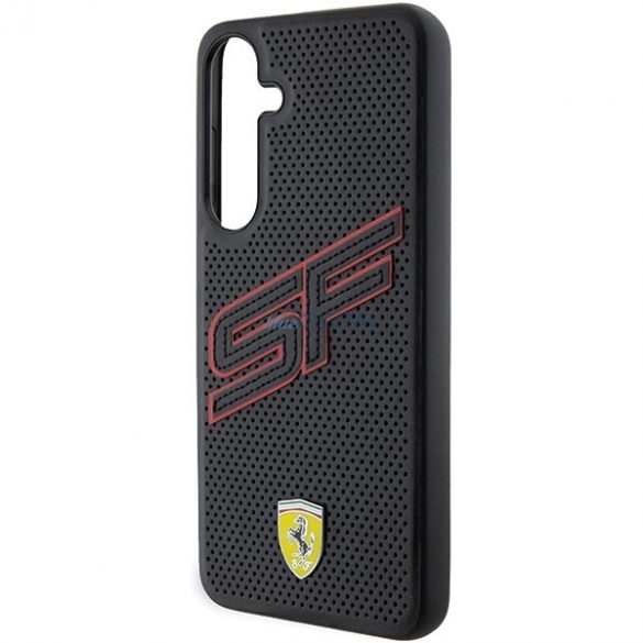 Husa Ferrari Big SF perforata pentru Samsung Galaxy S24 - neagra