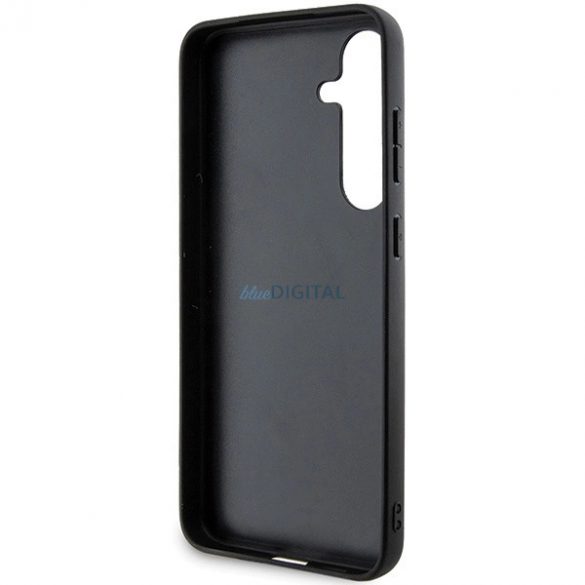 Carcasa Ferrari Carbon Stitched Bottom pentru Samsung Galaxy S24+ - neagra