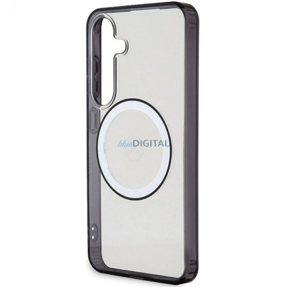 Husa Mercedes Printed Logo MagSafe pentru Samsung Galaxy S24 - transparenta