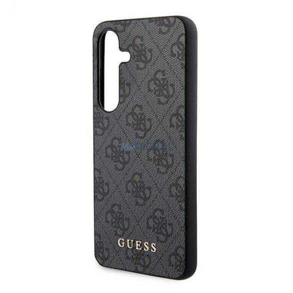 Husă Guess 4G Metal Gold Logo pentru Samsung Galaxy S24 - neagră