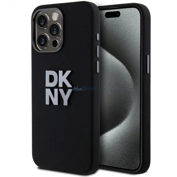 Etui DKNY Liquid Silicone Metal Logo pe iPhone 15 Pro - original