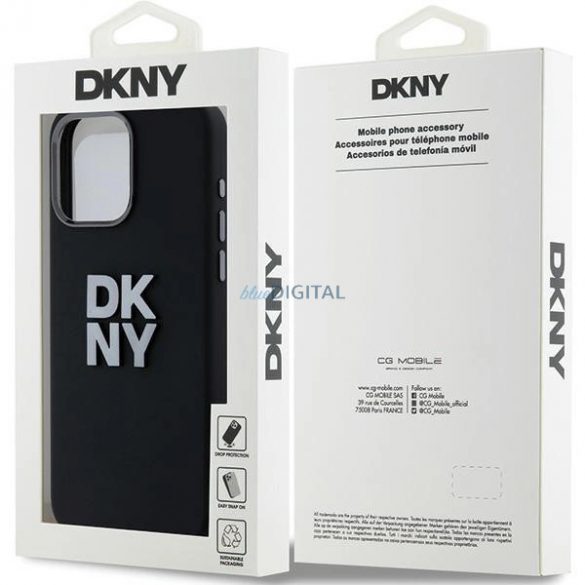 Etui DKNY Liquid Silicone Metal Logo pe iPhone 15 Pro - original