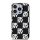 Husă DKNY IML Checkered Mono Pattern pentru iPhone 15 / 14 / 13 - neagră