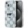 Husa Karl Lagerfeld IML Choupette Head & Monogram pentru iPhone 15 / 14 / 13 - transparenta