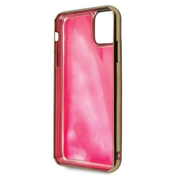 Guess GUHCN58GLTRPI iPhone 11 Pro husă rigidă roz Husă pentru telefon Glow in the Dark Sand Matte