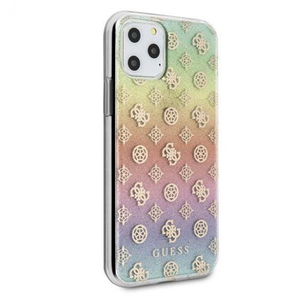 Guess GUHCN58PEOML Husă rigidă multicoloră pentru iPhone 11 Pro Color Play 4G Husă bujor pentru telefon