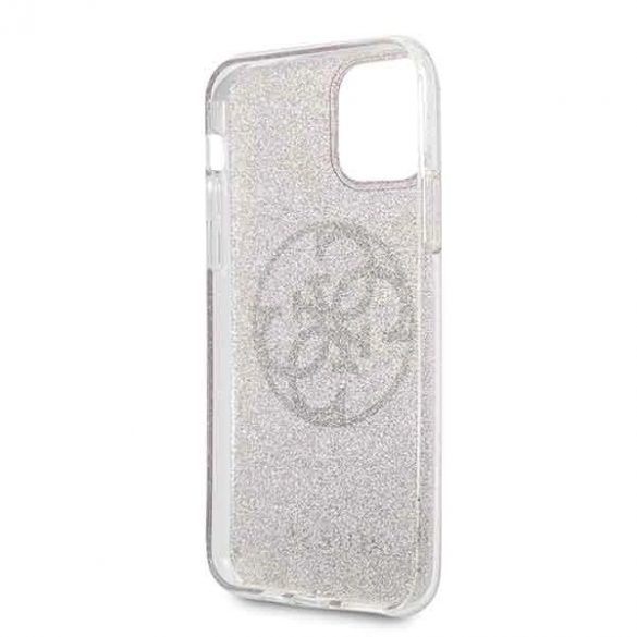 Guess GUHCN58PCUGLPI iPhone 11 Pro carcasă rigidă rożowy/roz 4G Circle Glitter