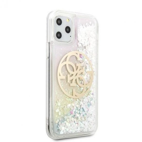 Husă rigidă Guess GUHCN58LGIRGP pentru iPhone 11 Pro Husă pentru telefon Gradient Liquid Glitter Circle Logo