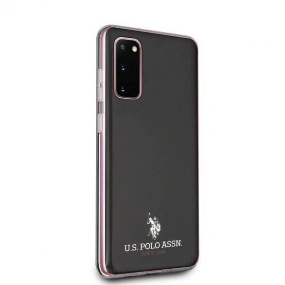 Carcasă pentru telefon US Polo USHCS62TPUBK S20 G980 neagră lucioasă