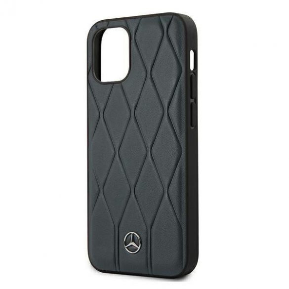 Mercedes MEHCP12SMULNA iPhone 12 mini 5.4" carcasa albastra Wave Line carcasa telefon