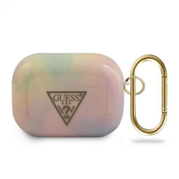 Husă pentru telefon Guess GUACAPTPUMCGG01 AirPods Pro roz Colecție Tie & Dye Guess / GUE000844