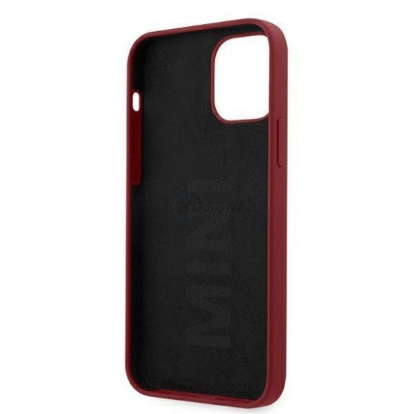 Mini MIHCP12LSLTRE Husă rigidă pentru iPhone 12 Pro Max 6,7 inchi, culoare roșie, silicon Ton pe ton