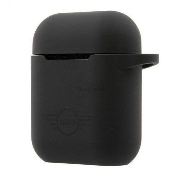 Husă pentru AirPods Mini MIACA2SLTBK Husă rigidă neagră/czarny Colecția din silicon