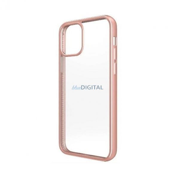 Husa PanzerGlass ClearCase pentru iPhone 12 Pro Max - transparenta si roz