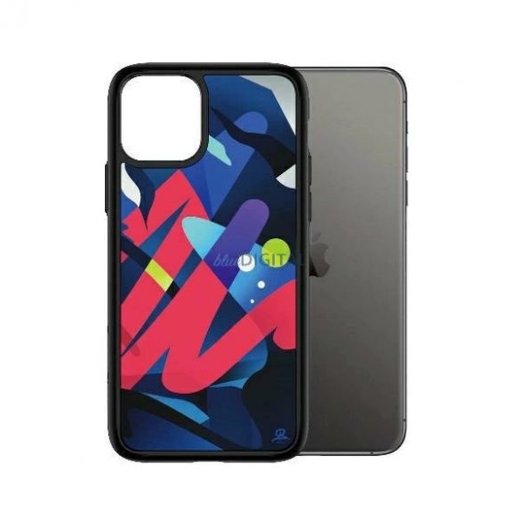 Husă PanzerGlass ClearCase antibacteriană Mikael B Limited Artist Edition pentru iPhone 11 Pro - multicolor