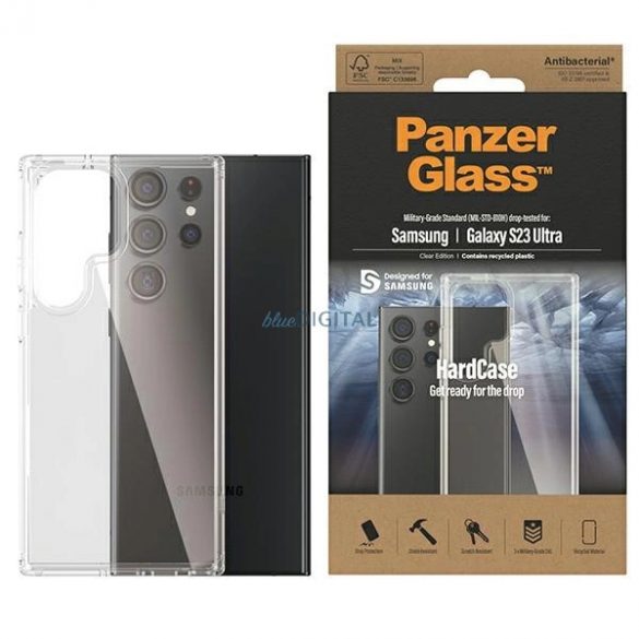 Husa PanzerGlass ClearCase pentru Samsung Galaxy S23 Ultra - transparenta