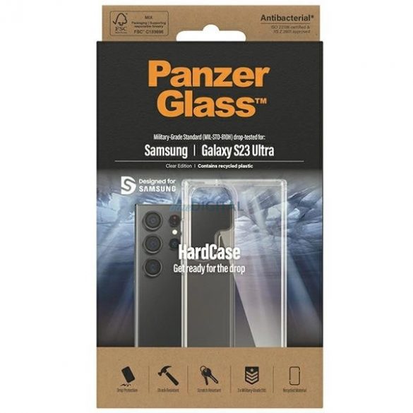 Husa PanzerGlass ClearCase pentru Samsung Galaxy S23 Ultra - transparenta