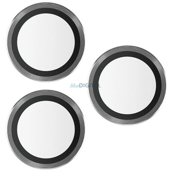 PanzerGlass Hoops Camera de protecție pentru iPhone 15 Pro / 15 Pro Max - cu cadru negru