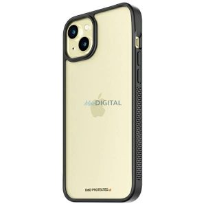 Husă PanzerGlass ClearCase pentru iPhone 15 Plus / 14 Plus cu certificare de calitate militară - transparentă și neagră