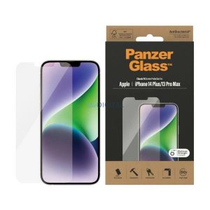 Sticlă antibacteriană PanzerGlass Classic Fit pentru iPhone 14 Plus / 13 Pro Max