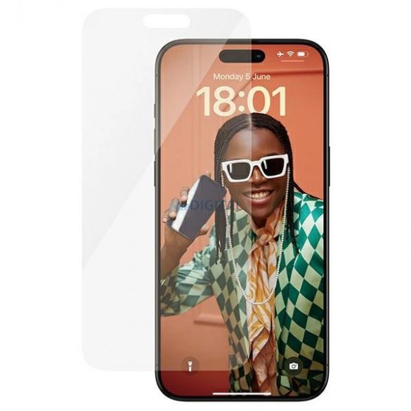 Sticlă PanzerGlass Classic Fit pentru iPhone 15 Pro Max