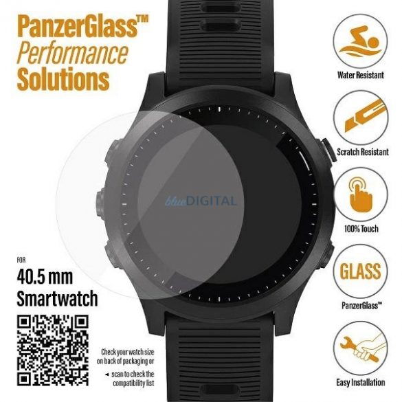 Protecție ecran PanzerGlass SmartWatch pentru ceasurile inteligente Garmin/Polar/Fossil 40,5 mm