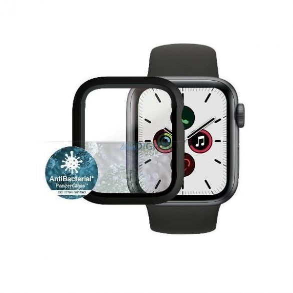 Carcasă PanzerGlass Full Body pentru Apple Watch 4/5/6/SE 40mm - Negru