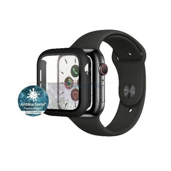 Carcasă PanzerGlass Full Body pentru Apple Watch 4/5/6/SE 40mm - Negru