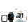 Carcasă PanzerGlass Full Body pentru Apple Watch 4/5/6/SE 44mm - Negru