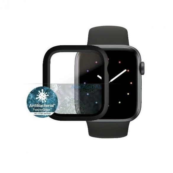 Carcasă PanzerGlass Full Body pentru Apple Watch 4/5/6/SE 44mm - Negru