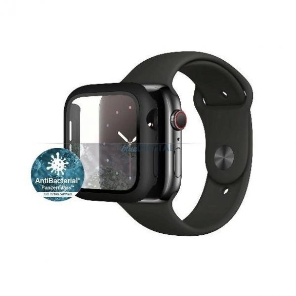 Carcasă PanzerGlass Full Body pentru Apple Watch 4/5/6/SE 44mm - Negru