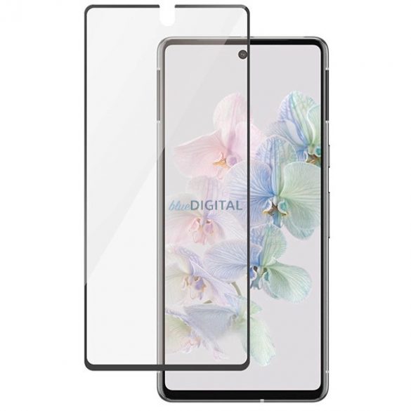 Sticlă securizată antibacteriană PanzerGlass Ultra-Wide Fit pentru Google Pixel 7 - cu cadru negru