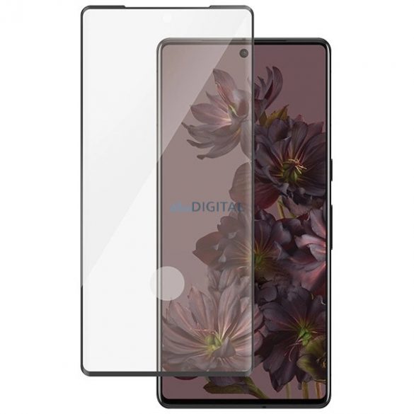 Sticlă securizată antibacteriană PanzerGlass Ultra-Wide Fit pentru Google Pixel 7 Pro - cu cadru negru