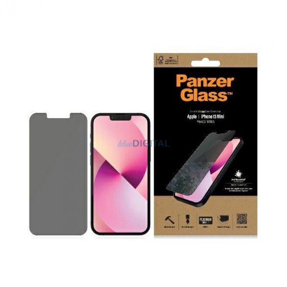 PanzerGlass Standard Super+ sticla securizata cu privatizare antibacteriana pentru iPhone 13 mini