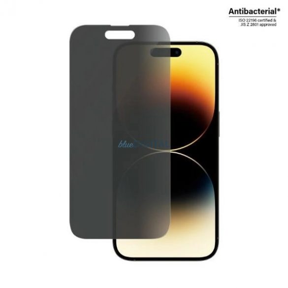 Sticlă antibacteriană PanzerGlass Classic Fit pentru iPhone 14 Pro