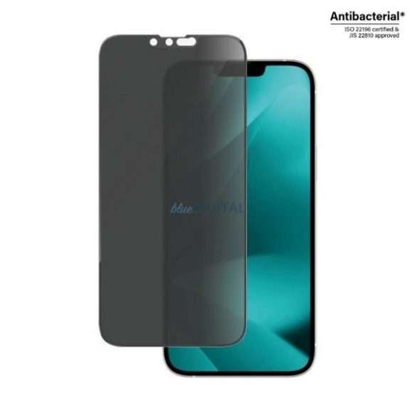 PanzerGlass Ultra-Wide Fit Sticlă securizată Antibacteriană Confidențialitate pentru iPhone 14 Plus/13 Pro Max