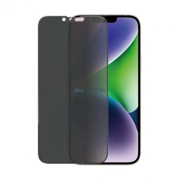 PanzerGlass Ultra-Wide Fit Sticlă securizată Antibacteriană Confidențialitate pentru iPhone 14 Plus/13 Pro Max