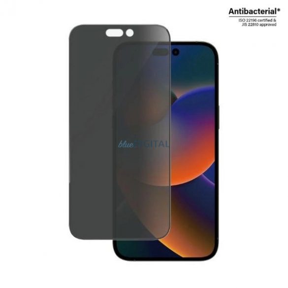 Sticlă securizată antibacteriană PanzerGlass Ultra-Wide Fit pentru iPhone 14 Pro Max