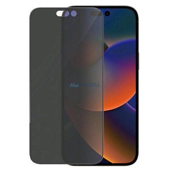 PanzerGlass Ultra-Wide Fit Sticlă securizată Antibacteriană Confidențialitate cu poziționare pentru iPhone 14 Pro Max