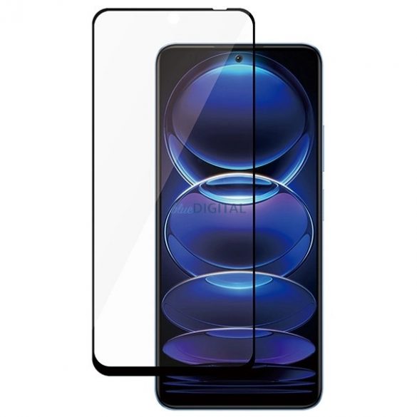 Sticlă temperată SAFE by PanzerGlass Ultra-Wide Fit pe Xiaomi Redmi Note 12 5G / 12 4G / Poco X5 - cu cadru negru