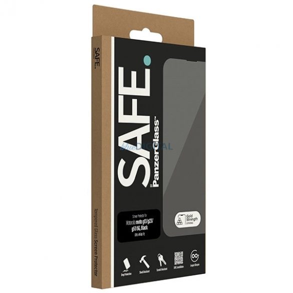 Sticlă securizată SAFE by PanzerGlass pentru Motorola Moto G13 / G23 / G53 5G - cu cadru negru