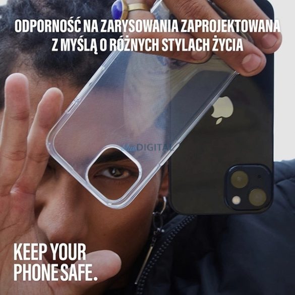 Husă TPU reciclată SAFE by PanzerGlass pentru iPhone 15/14/13 - transparentă