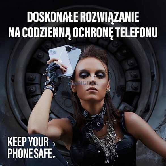 Husă TPU reciclată SAFE by PanzerGlass pentru iPhone 15/14/13 - transparentă