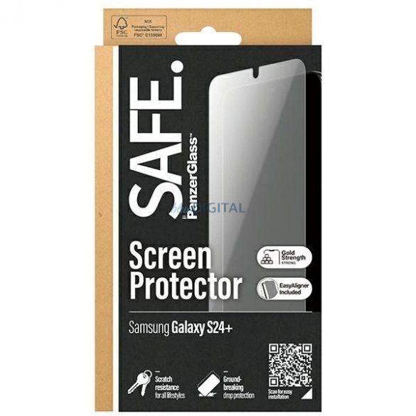 Sticlă temperată SAFE by PanzerGlass Ultra-Wide Fit pentru Samsung Galaxy S24+