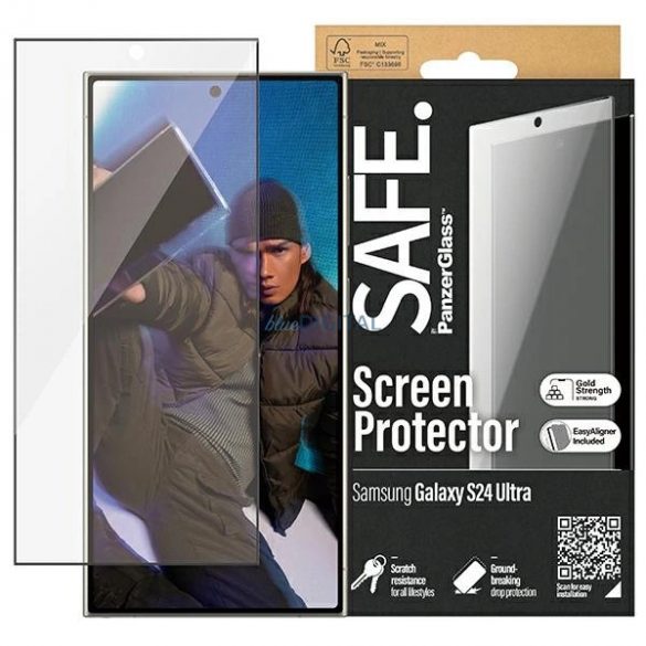 Sticlă temperată SAFE by PanzerGlass Ultra-Wide Fit pentru Samsung Galaxy S24 Ultra